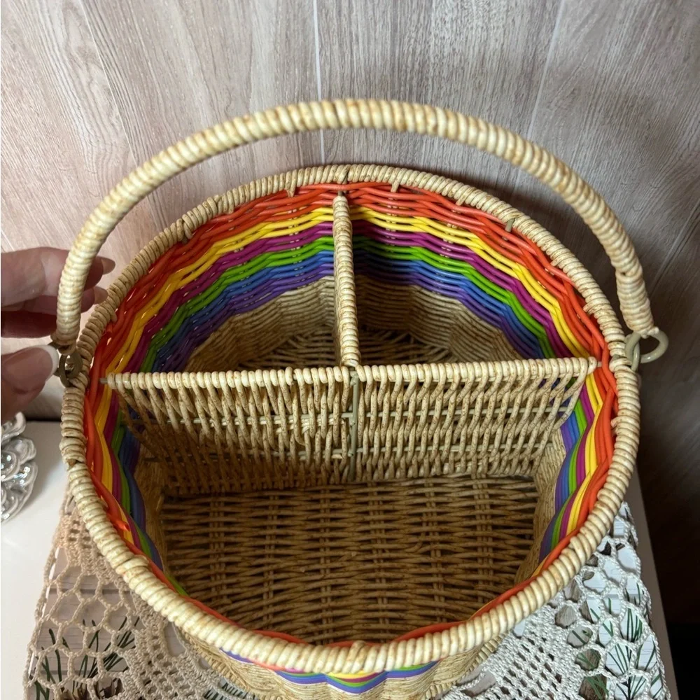 Nautica Home Resin Wicker Serveware Collection Basket